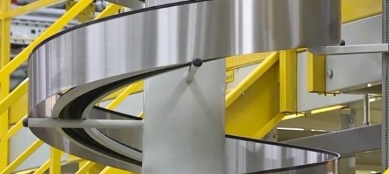 All-purpose spiral conveyor for medium to large products
